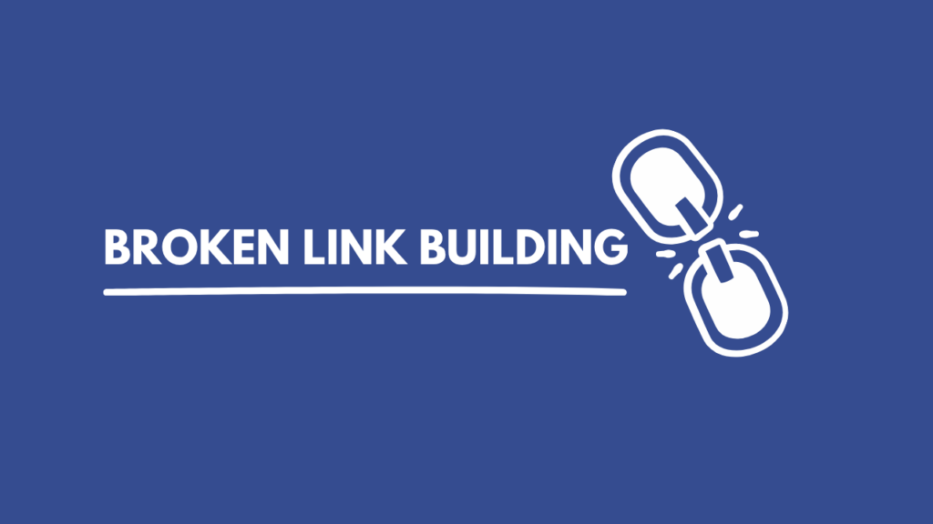 Illustration of broken link building process, showing detection of dead links and replacing them with active links to improve SEO performance.