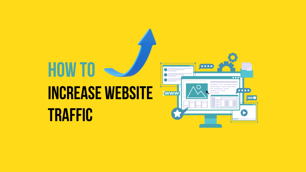 ilustration of how to increase website traffic using SEO content marketing