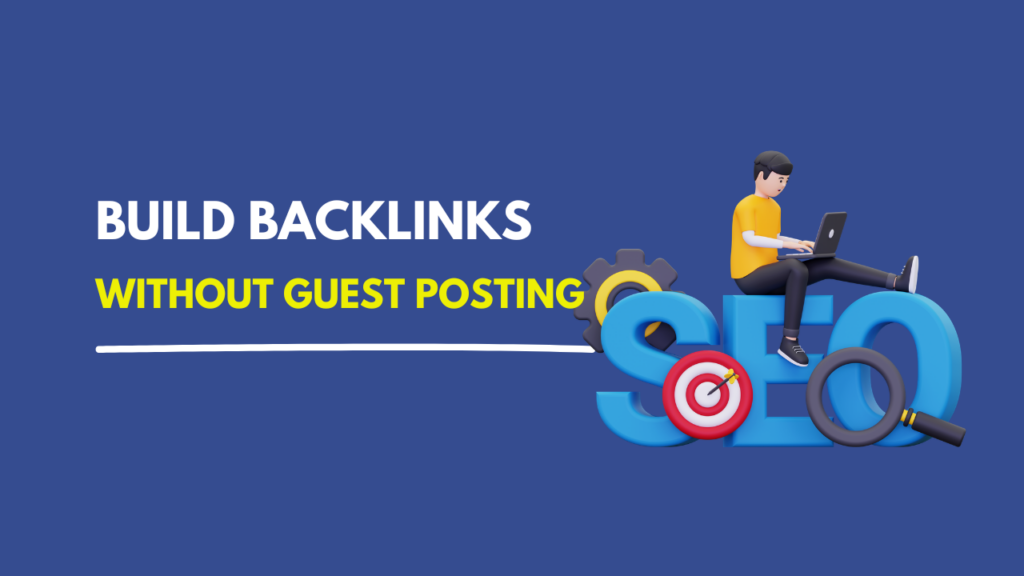 seo illustration showing backlink building strategies without guest posting
