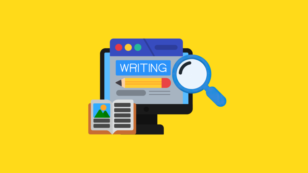 where to find guest post sites illustration showing blog collaboration and backlink building