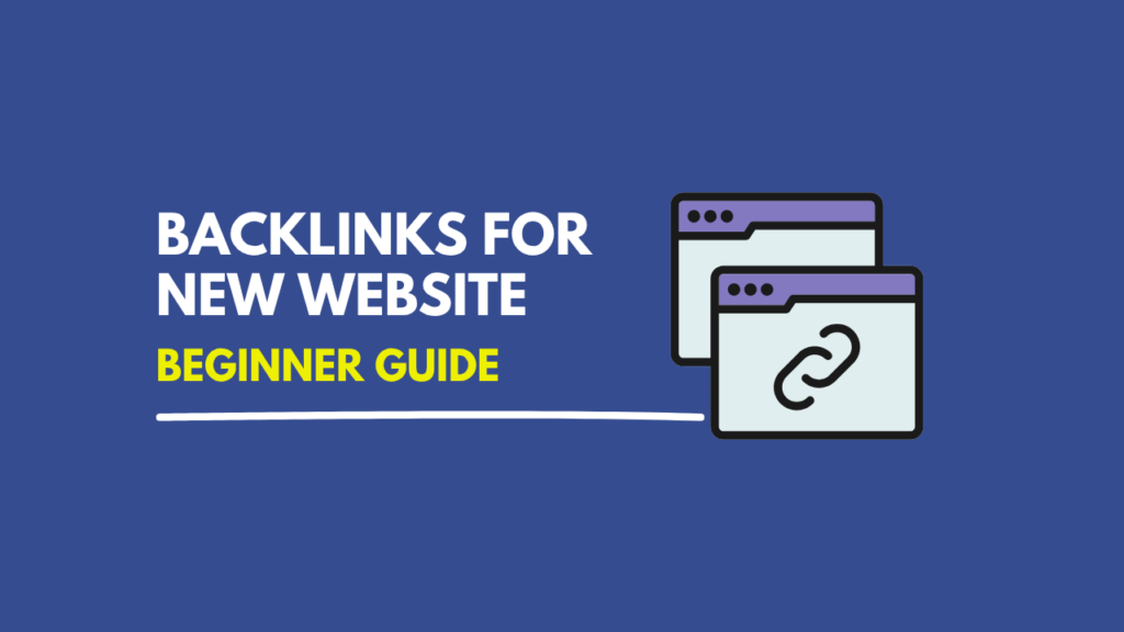 Beginner working on backlink building strategy for a new website with SEO checklist on laptop