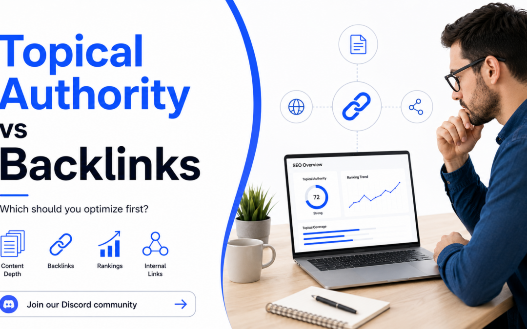 Topical Authority vs Backlinks: Which Should You Optimize First?