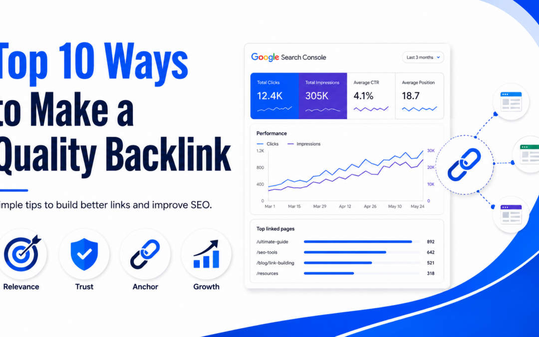 Top 10 Ways to Make a Quality Backlink to Boost Your Ranking