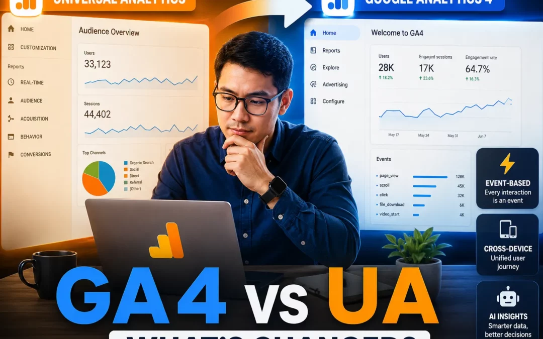 Google Analytics 4 vs Universal Analytics: What Changed and Why It Matters