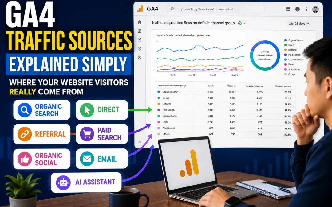 GA4 Traffic Sources Explained: Direct, Organic, Referral, and AI Assistant