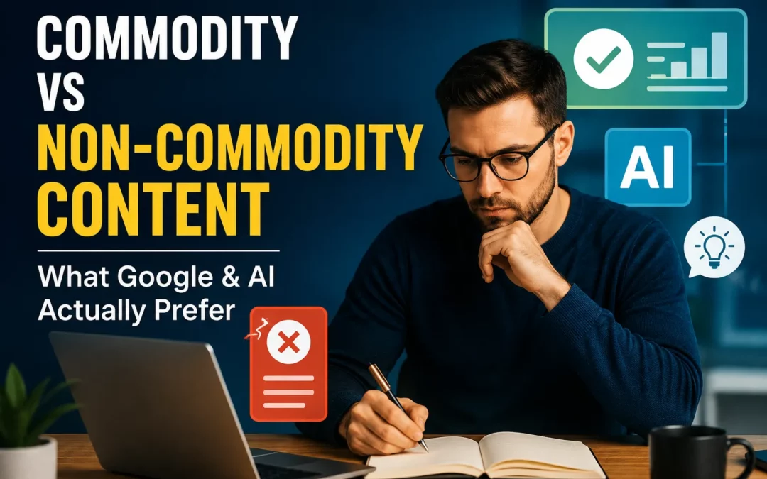 Commodity Content vs Non-Commodity Content: What Kind of Content Does AI Actually Want?