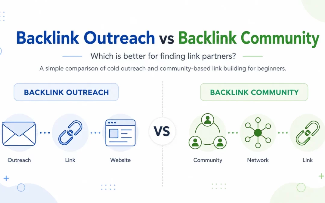 Backlink Outreach vs Backlink Community: Which Is Better for Finding Link Partners?