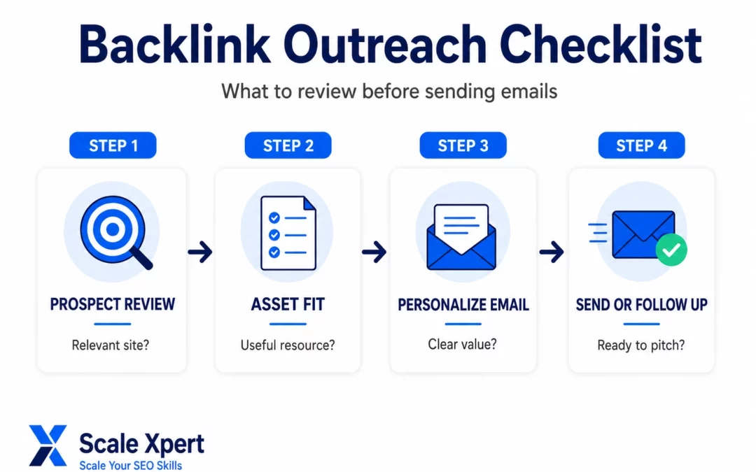 Backlink Outreach Checklist: What to Review Before Sending Emails