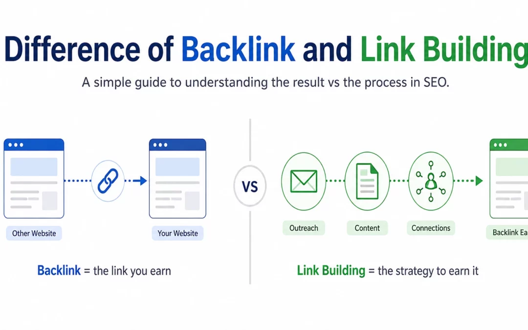 Difference of Backlink and Link Building: What Beginners Need to Know