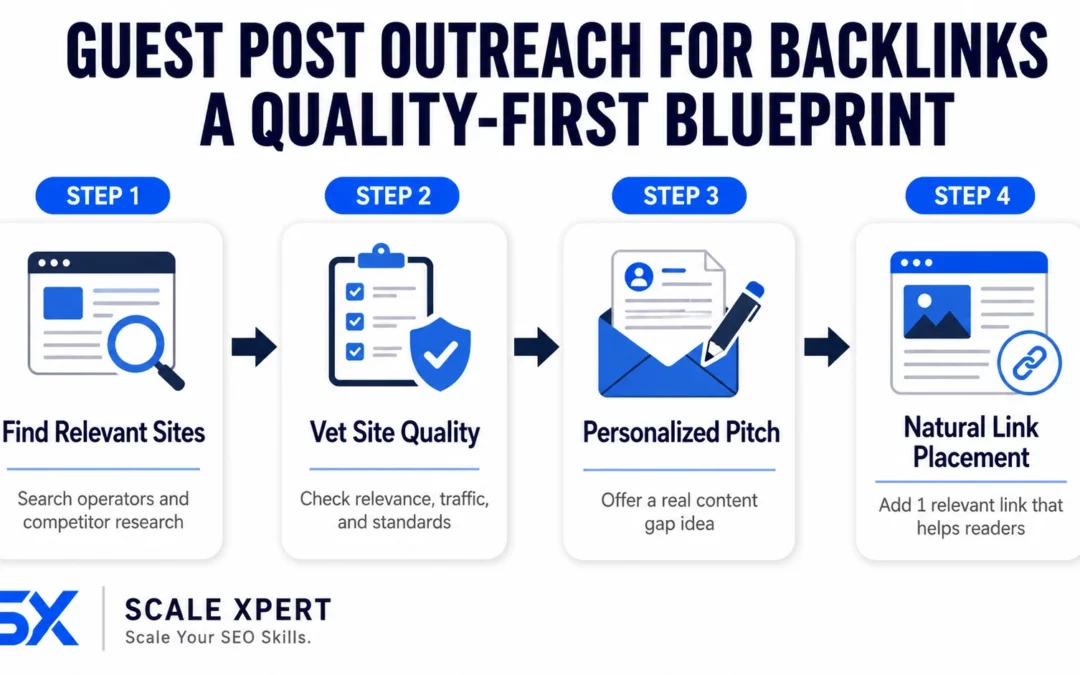 Guest Post Outreach for Backlinks: A Quality-First Blueprint
