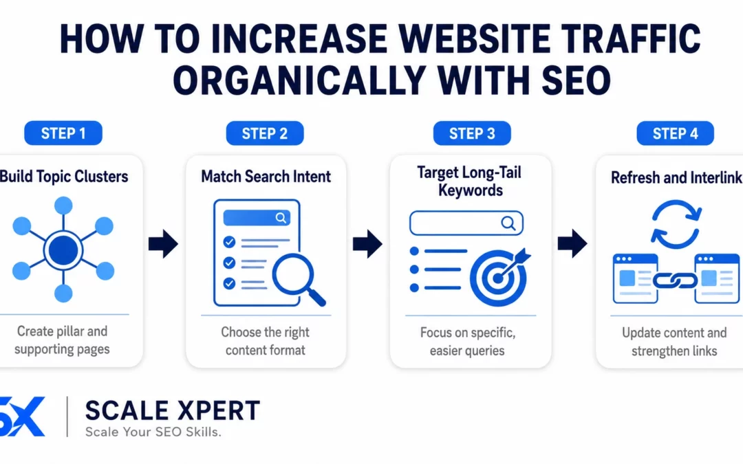 How to Increase Website Traffic Organically With SEO