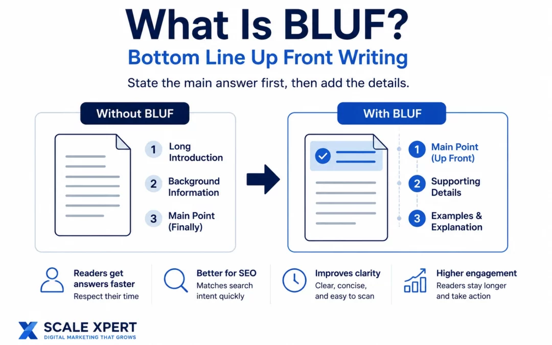 What Is BLUF? A Beginner’s Guide to Bottom Line Up Front Writing