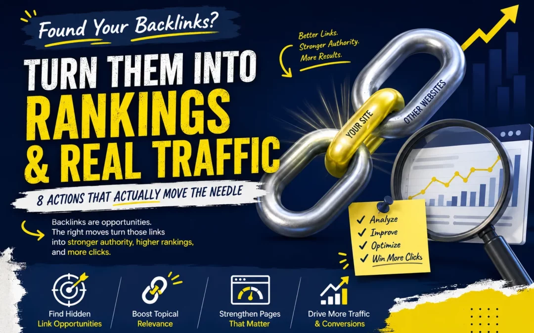 Found Your Backlinks? Here Are 8 Steps to Turn Them Into Better SEO Results