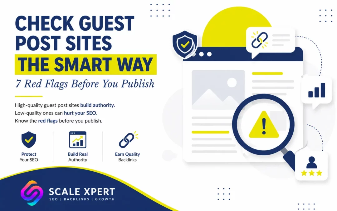 How to Check Whether a Guest Post Site Is High Quality: 7 Red Flags Before You Publish