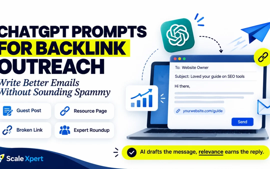 ChatGPT Prompts for Backlink Outreach: Write Better Emails Without Sounding Spammy