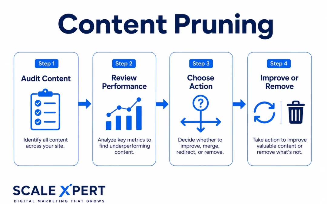 Content Pruning: A Beginner’s Guide to Cleaning Up Low-Performing SEO Content