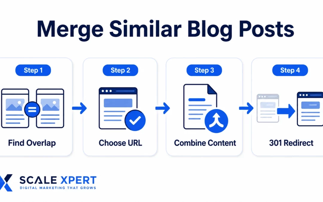 How to Merge Similar Blog Posts Without Hurting SEO