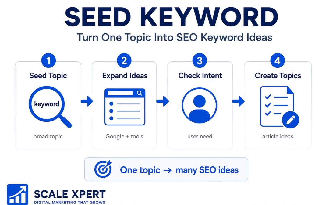 Seed Keyword: How to Turn One Topic Into SEO Keyword Ideas