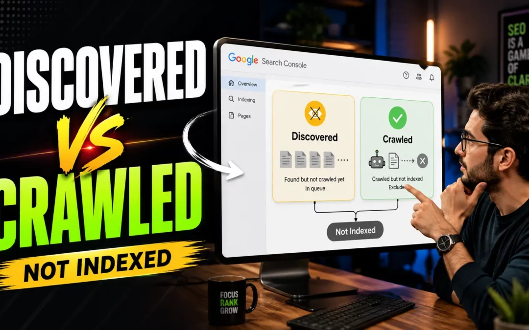 Discovered vs Crawled Currently Not Indexed: What Each Status Means and How to Fix It