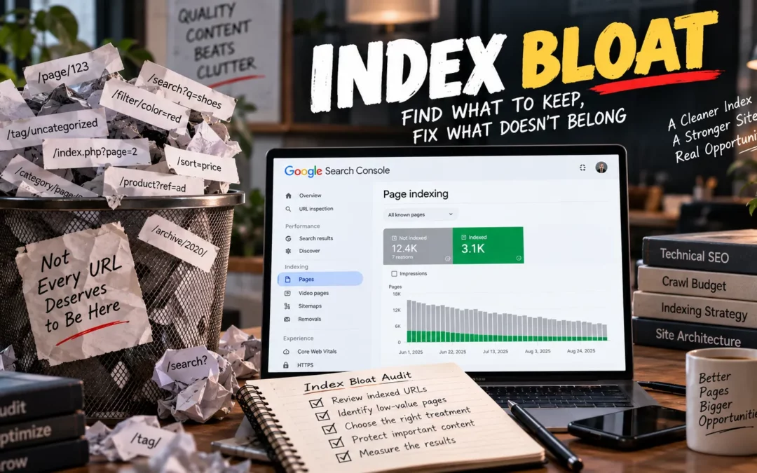 How to Fix Index Bloat Without Deleting Pages That Matter