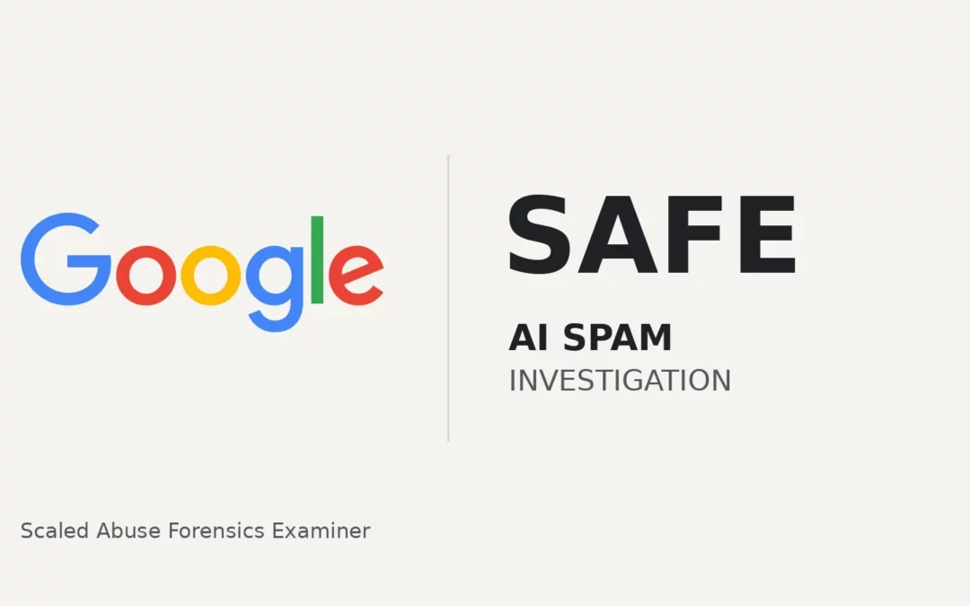Google SAFE AI Spam Detector: What Should SEOs Audit?